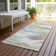 Machine Washable Indoor/Outdoor London ACN2258 Swirls Rug