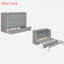 Lit escamotable avec grands tiroirs et USB-1271763257
