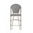 Bearl Upholstered Counter Stool with Metal Frame-897382524