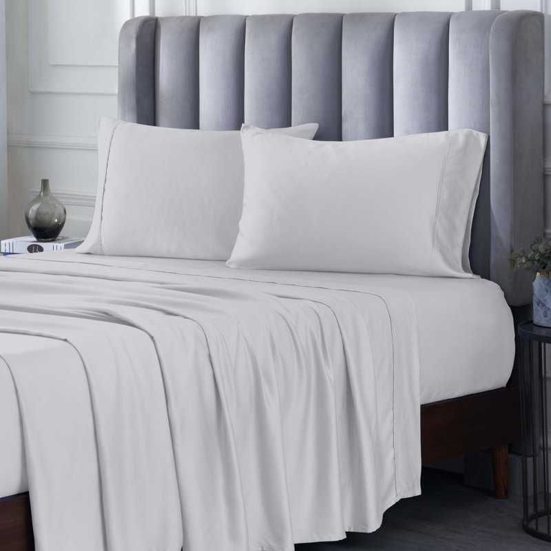 Platinum Queen Bamboo Rayon Deep Pocket Sheet Set