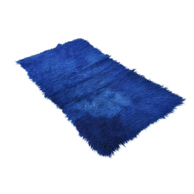 Tapis de couloir bleu Ottilie