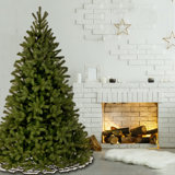 Downswept Douglas 10" Green Fir Artificial Christmas Tree with 1000 LED Multi Lights and Stand
