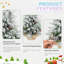 Arbre de Noël 3 pi avec 355 pointes, branches enneigées PE / PVC