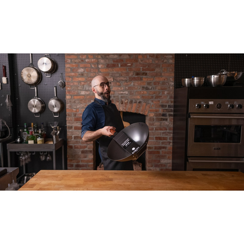 Babish 14'' Non-Stick Carbon Steel Wok