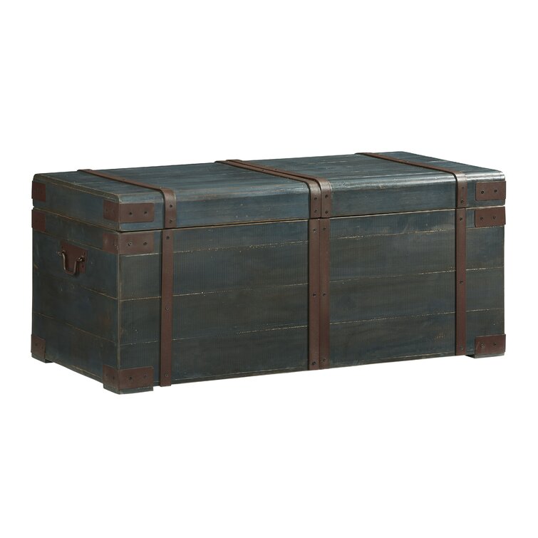 Antique Cargo Trunk (#1120) — Rustic Elegance