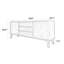 Buffet simple de rangement multifonctionnel