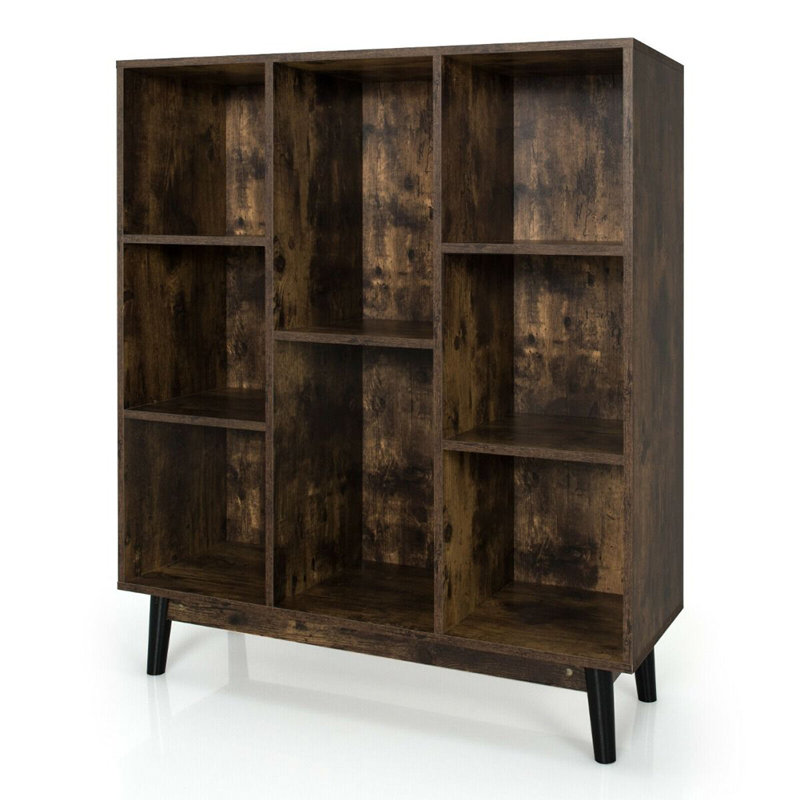 Nohoff 93cm H x 80cm W Bookcase, Brown