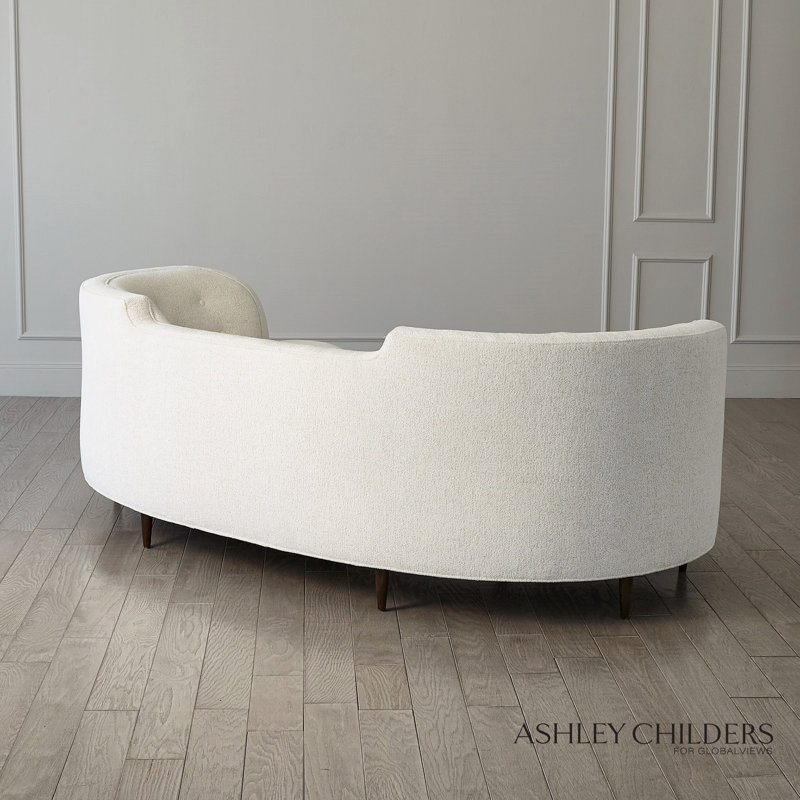 Lauren 89.5'' Curved Sofa