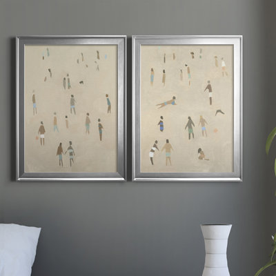 " Beach Goer I " 2 - Pieces Painting Print