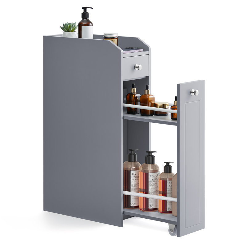 Biby Manufactured Wood Makeup Organiser, Dove Grey