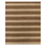 Finchley Striped Area Rug in Brown