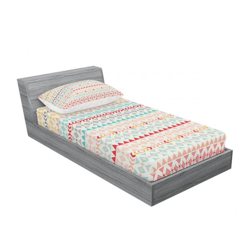 Microfiber Geometric Sheet Set