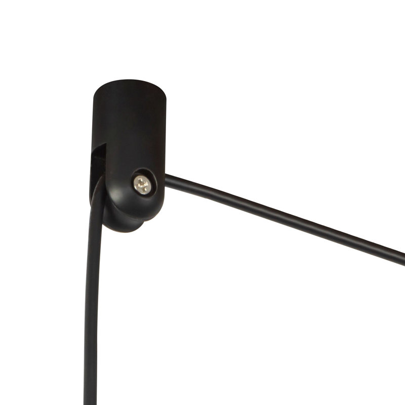 Nio 45-in Black dimmable LED Linear Pendant, Matte Black
