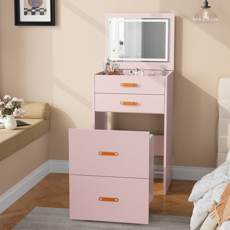 Dressing Table, Pink