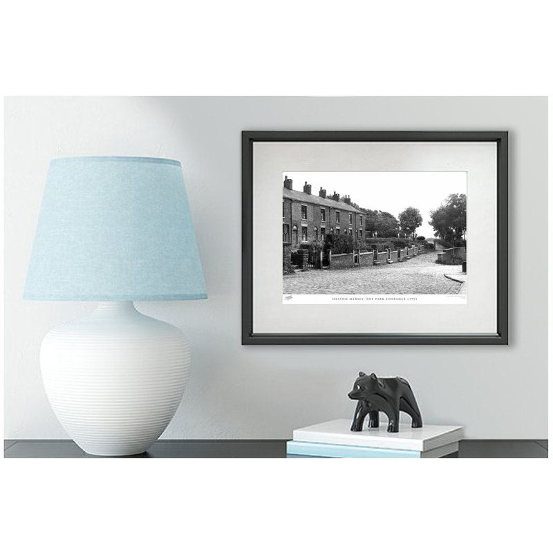 Heaton Mersey, The Park Entrance C1955 by Francis Frith - Single Picture Frame Print, 60cm H x 80cm W x 2.3cm D