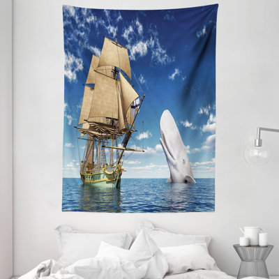 Tapisserie baleine en polyester