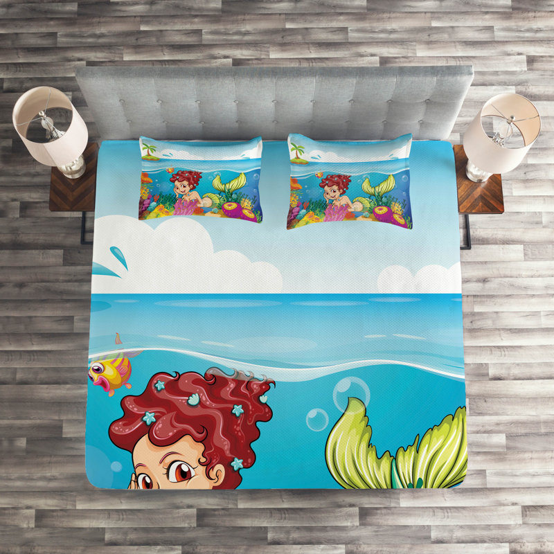 Coverlet, King Bedspread + 2 Shams