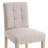 Modern Bar Stools for Kitchen Counter, Light Beige Fabric Seat with Natural Wood Legs, Comfortable Counter Height Stool