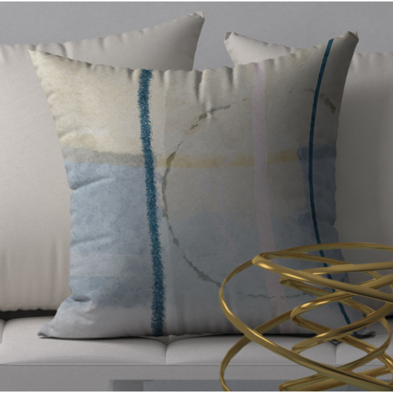 Housse de coussin glamour carrée et insert, 20 po X 20 po