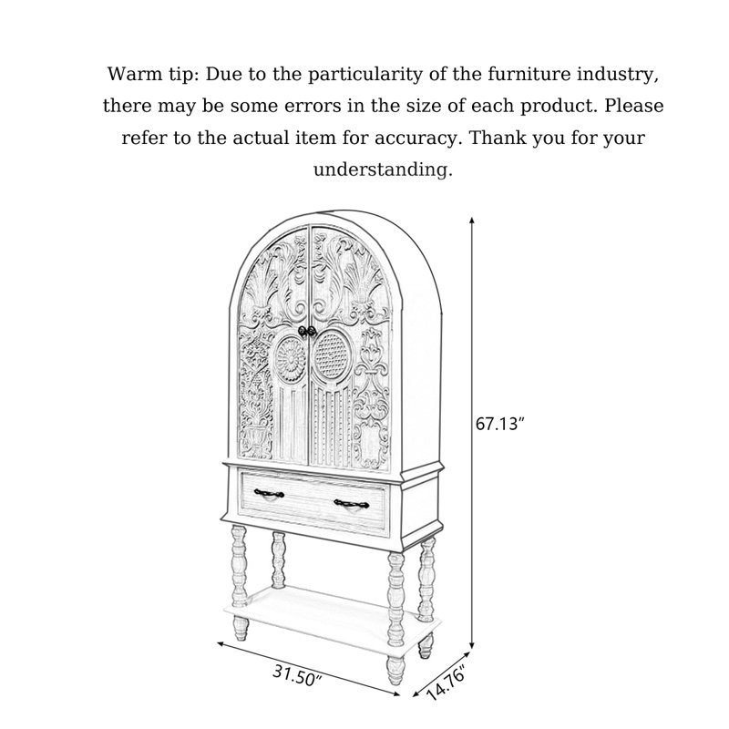 Light Luxury Large Capacity Multi-Functional Console Table