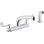 , 1.5 gpm Triton Bowe 1.5 gpm Kitchen Sink Faucet with 8-316 In. Swing Spout, Matching Finish Sidespray, Aerated Flow and Wristblade Handles