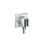 AXOR Showersolutions Wall Outlet With Handshower Holder, Square