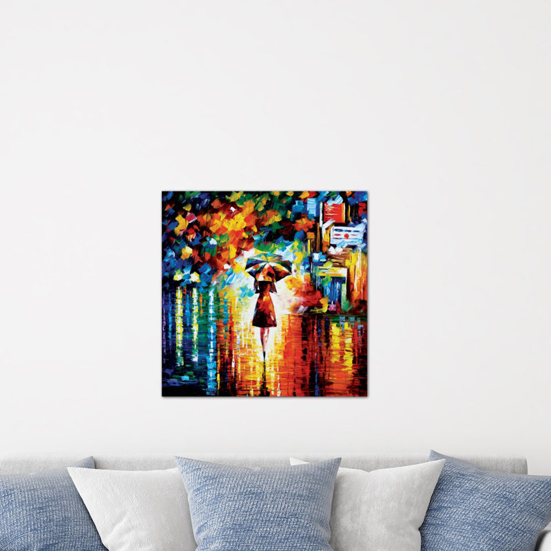 Rain Princess, reproduction d'art sur toile tendue, H 12 po x l 12 po x P 1,5 po, Toile tendue, Pas de tapis