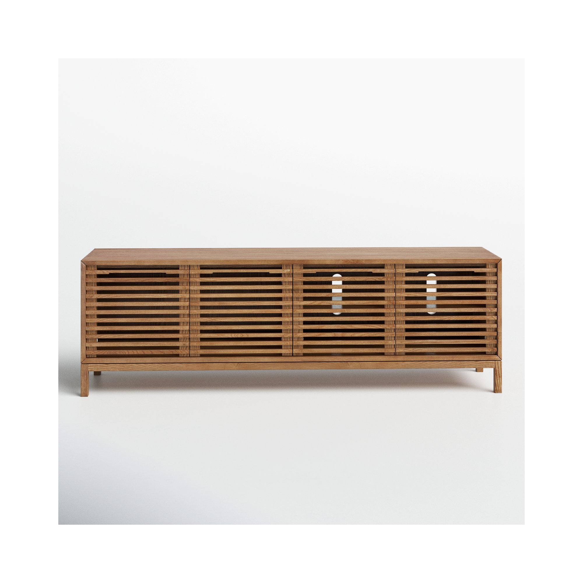 Finnian 78'' Media Console, Light Oak