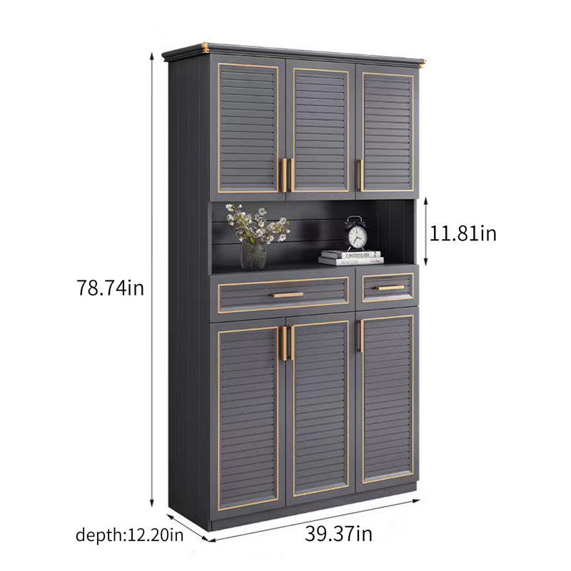25 Pair Shoe Storage Cabinet