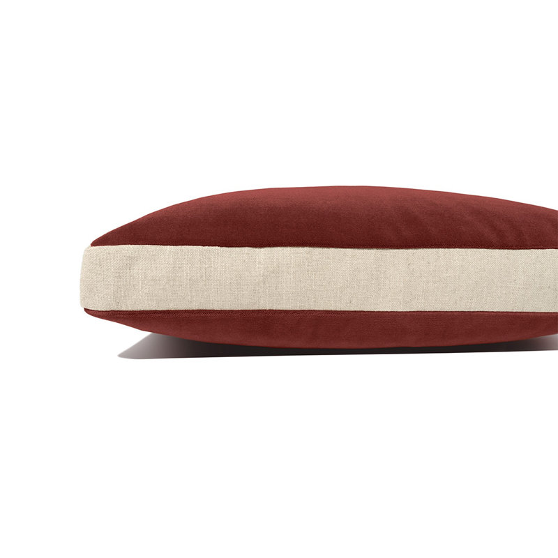 Deveraux Box Throw Pillow, Red Pepper