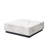 Fritzy Square Coffee Table In White Engineered Stone
