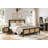 Rattan Bed Frame With Headboard, Boho Cane Platform Bed Frame With Strong Metal Slat, Noise Free-907927859-930438020