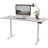 Skyscraper Electric Height Adjustable Standing Desk, Dual Motor and Digital Control with Memory, 72x24, Charcoal Strand Top with Black Frame-765077068-765077067