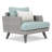 Ehrenfried 4 - Person Patio Conversation Set with Sunbrella® Cushions-1767260367