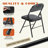 Marky Upholstered Metal Folding Event Chairs with Padded Seats for Office, Conference Room-688087646