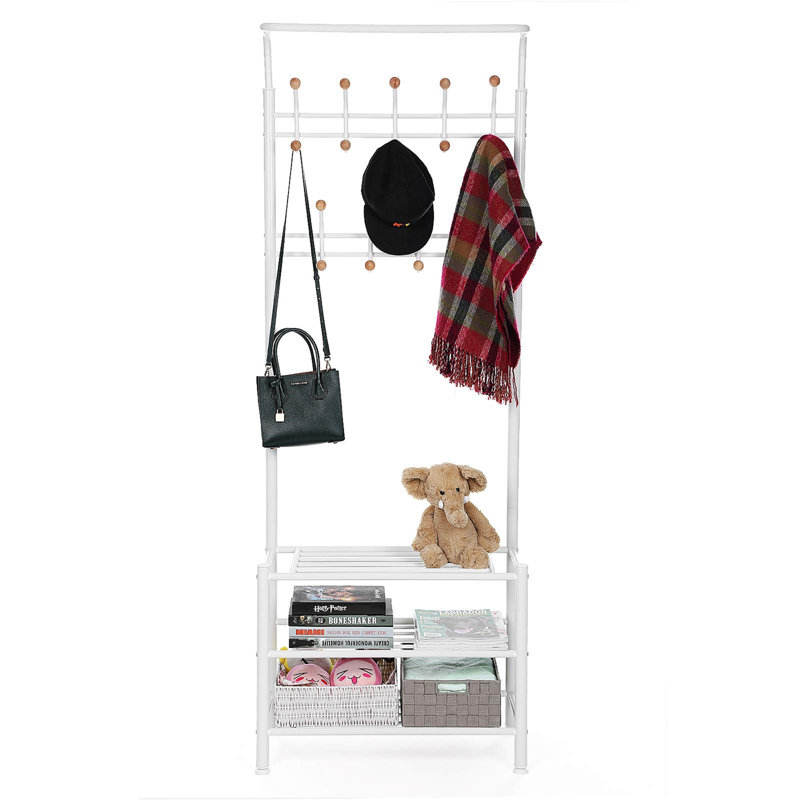 Akke Hall Tree 68.8cm Wide, White