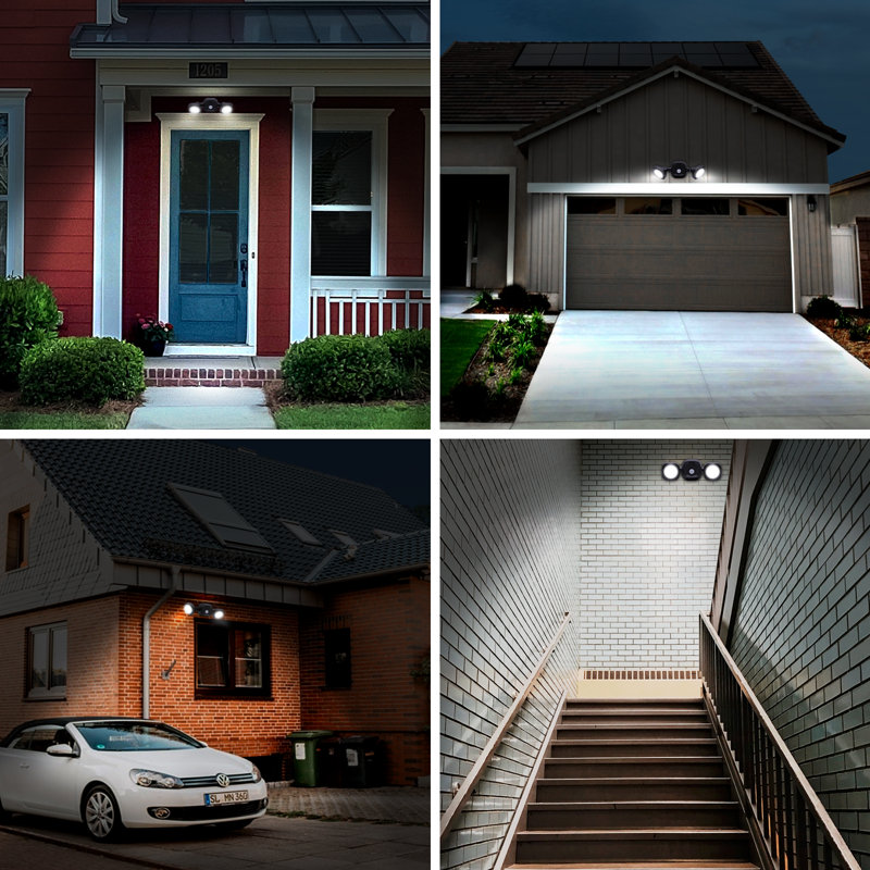 Battery Operated Motion Sensor Outdoor Lights Wireless Security Flood Lights Waterproof