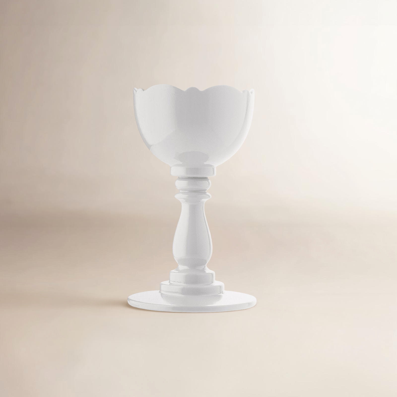 Dressed Egg Cup, White