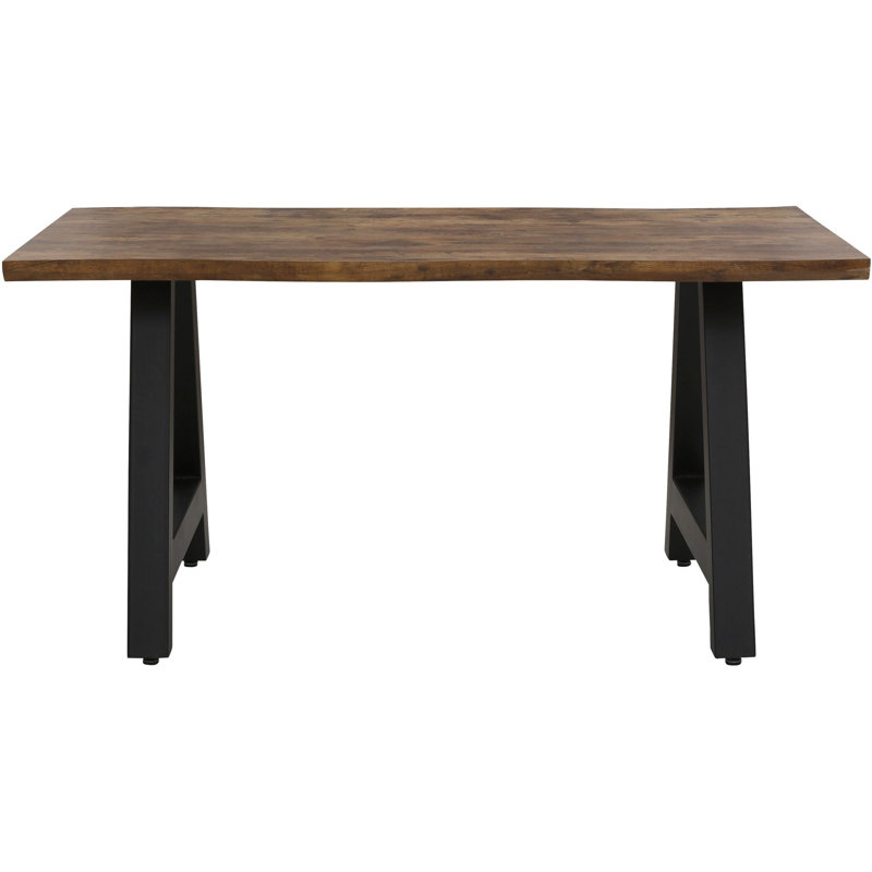 Yorba Linda Metal Base Dining Table, H77 x L160 x W90cm 