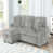 Velours gris velours est en rupture de stock