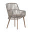 Fauteuil de salle à manger d'extérieur avec coussins Daiwik-1296952632