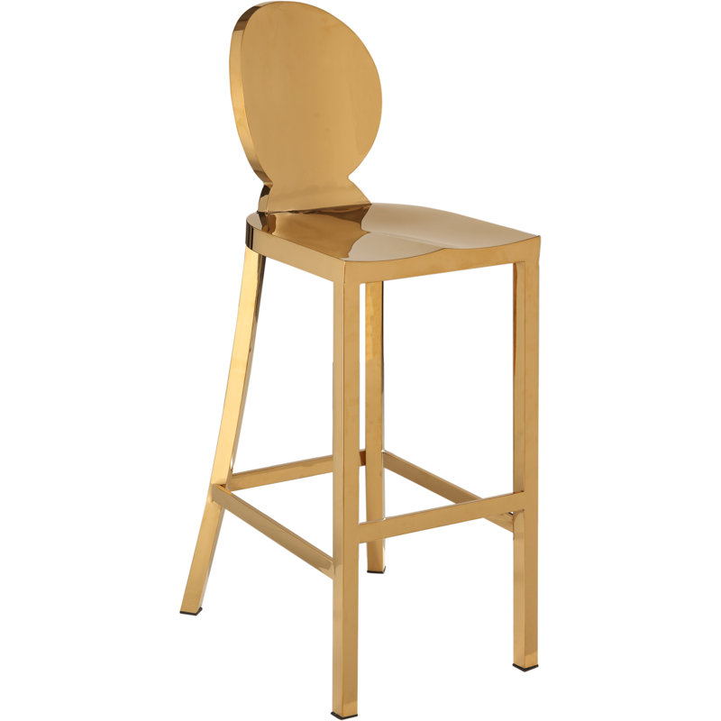 Maddox 29" Bar Stool, Gold