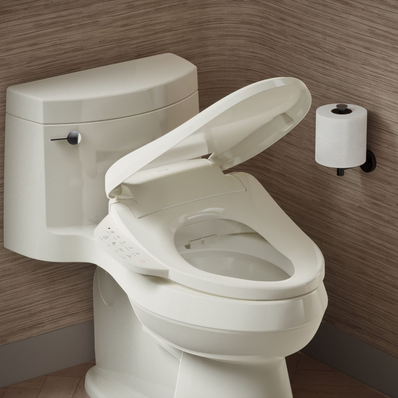 C3® 155 Cleansing Elongated Toilet Seat, Cream
