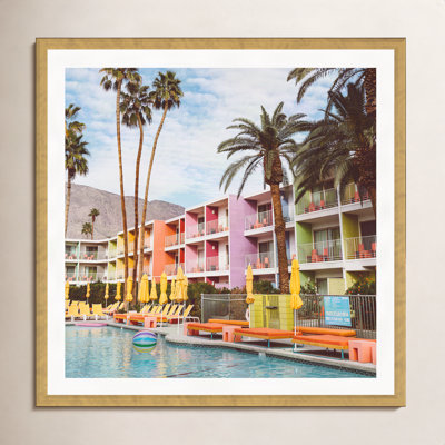 Tulle "Palm Springs Pool Day VII" Print
