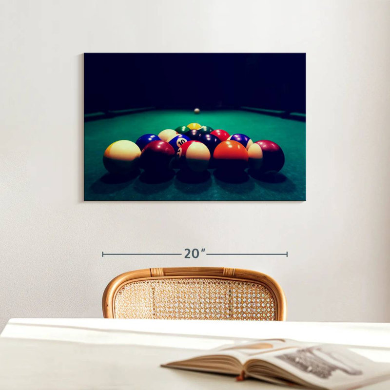 Senne Billiard Balls, 16" H x 24" W