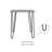 Howse Modern End Table with Hairpin Legs - Industrial-Style, Woodgrain Finish, and Steel Accent Furniture for Living Room, Bedroom, or Office
