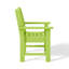 Chaise avec accoudoirs en PEHD Albric Garden-1406465988