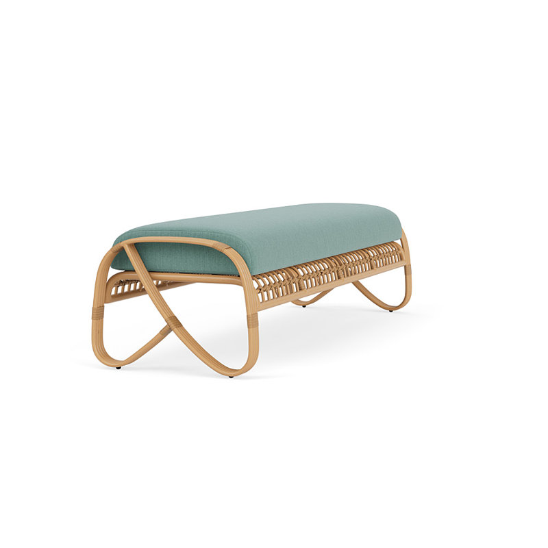 Riviera Outdoor Bench, Loveboat Mint