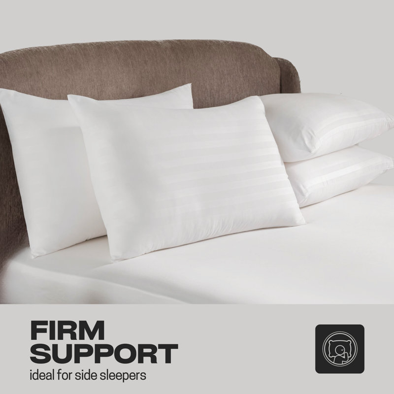 NightComforts Hollowfibre Firm Support Pillow