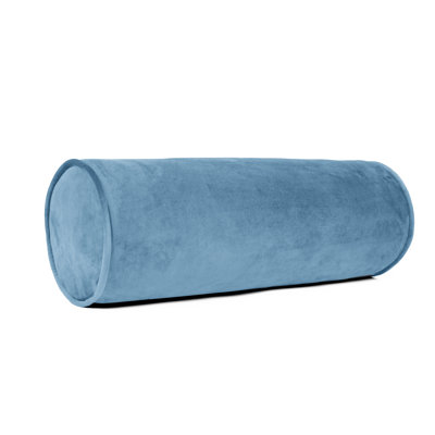 Sherry Kline Velvet Zippered Neck Roll Bolster (Set Of 2)